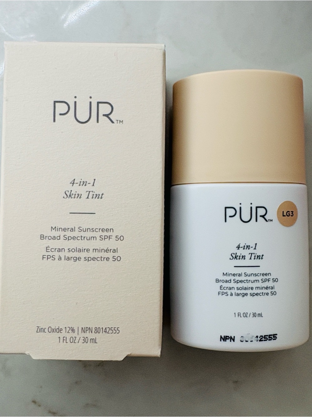PÜR 4-in-1 Skin Tint LG3 Mineral Sunscreen SPF 50